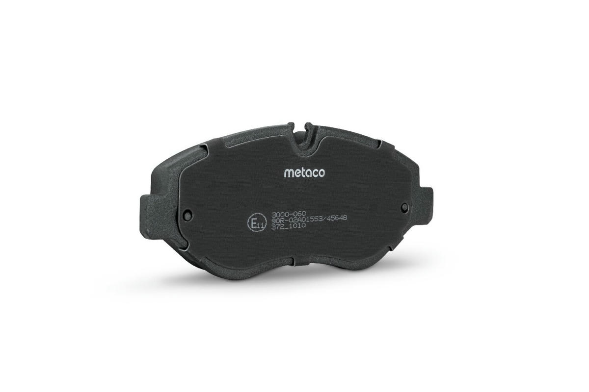 Колодки тормозные передние к-кт metaco 3000-060 preview 2