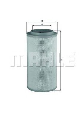 Фильтр воздушный KNECHT LX 1734 preview 1 Фильтр воздушный KNECHT LX 1734 preview 1