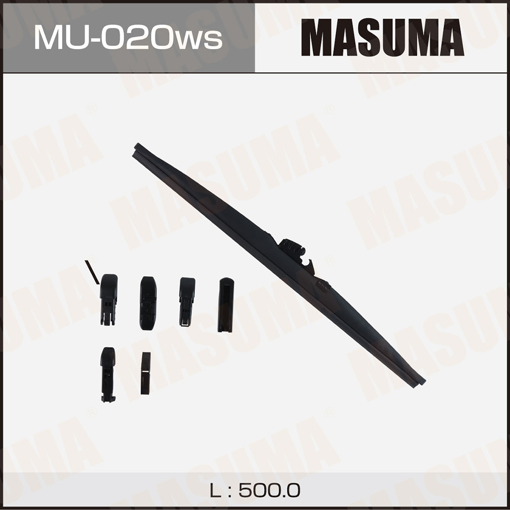 Щетка стеклоочистителя зимняя 500 мм каркасная 1 шт MASUMA Snow Blade MU-020ws preview 1