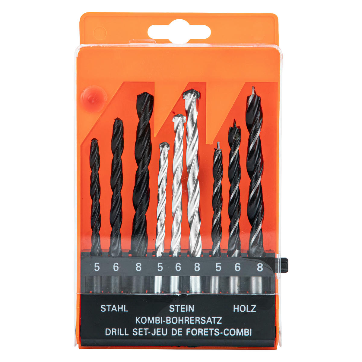 Сверло по бетону 5-6-8мм + металлу 5-6-8мм + дереву 5-6-8мм 9шт SPARTA preview 2