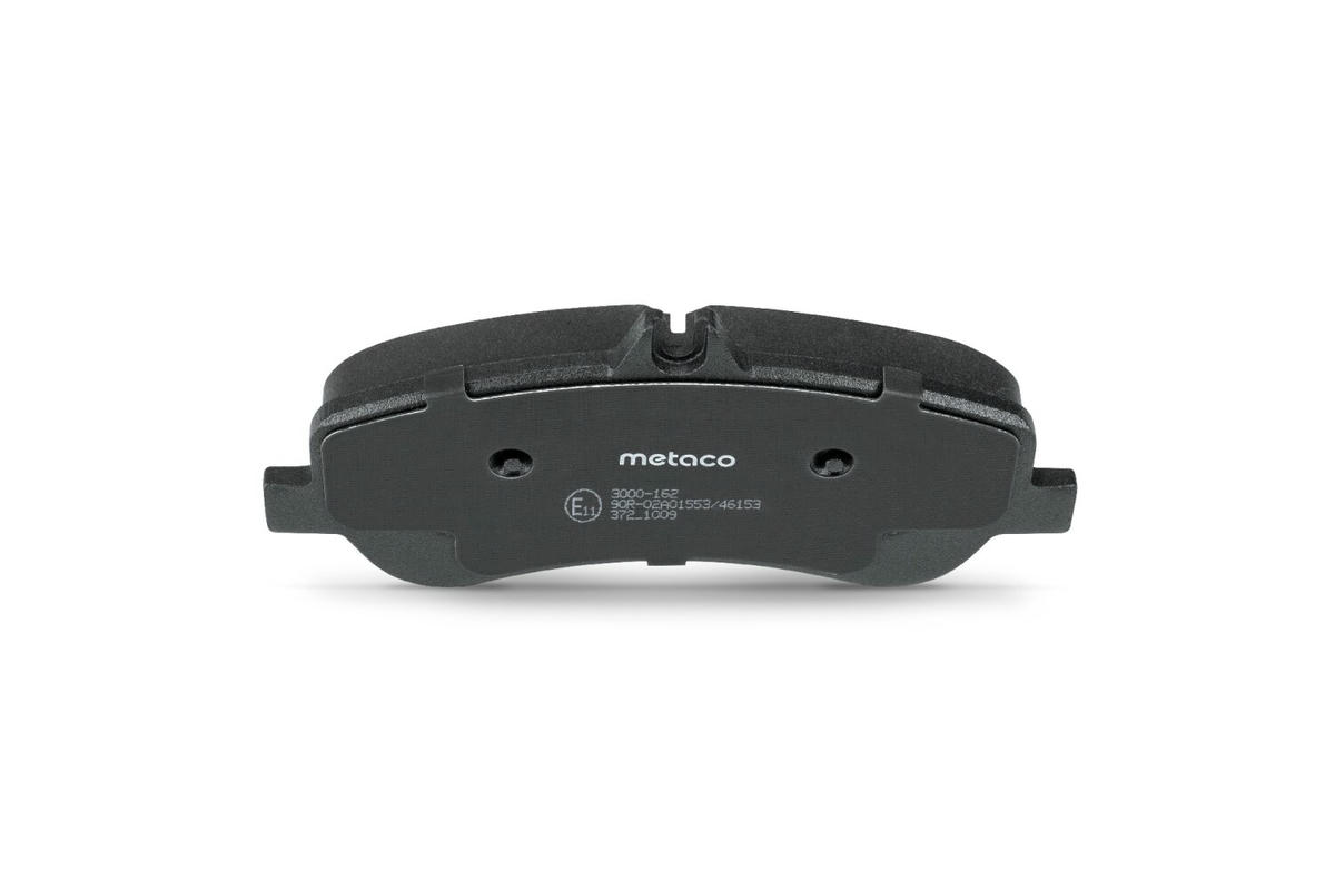 Колодки тормозные передние к-кт metaco 3000-162 preview 4