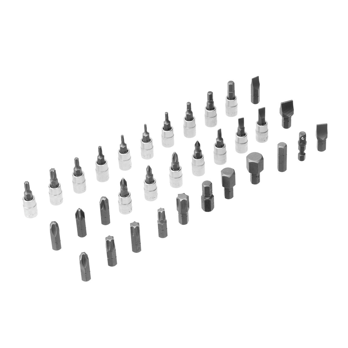 Набор инструмента 82 пред. 1/2", 1/4", CrV, S2 DENZEL preview 8