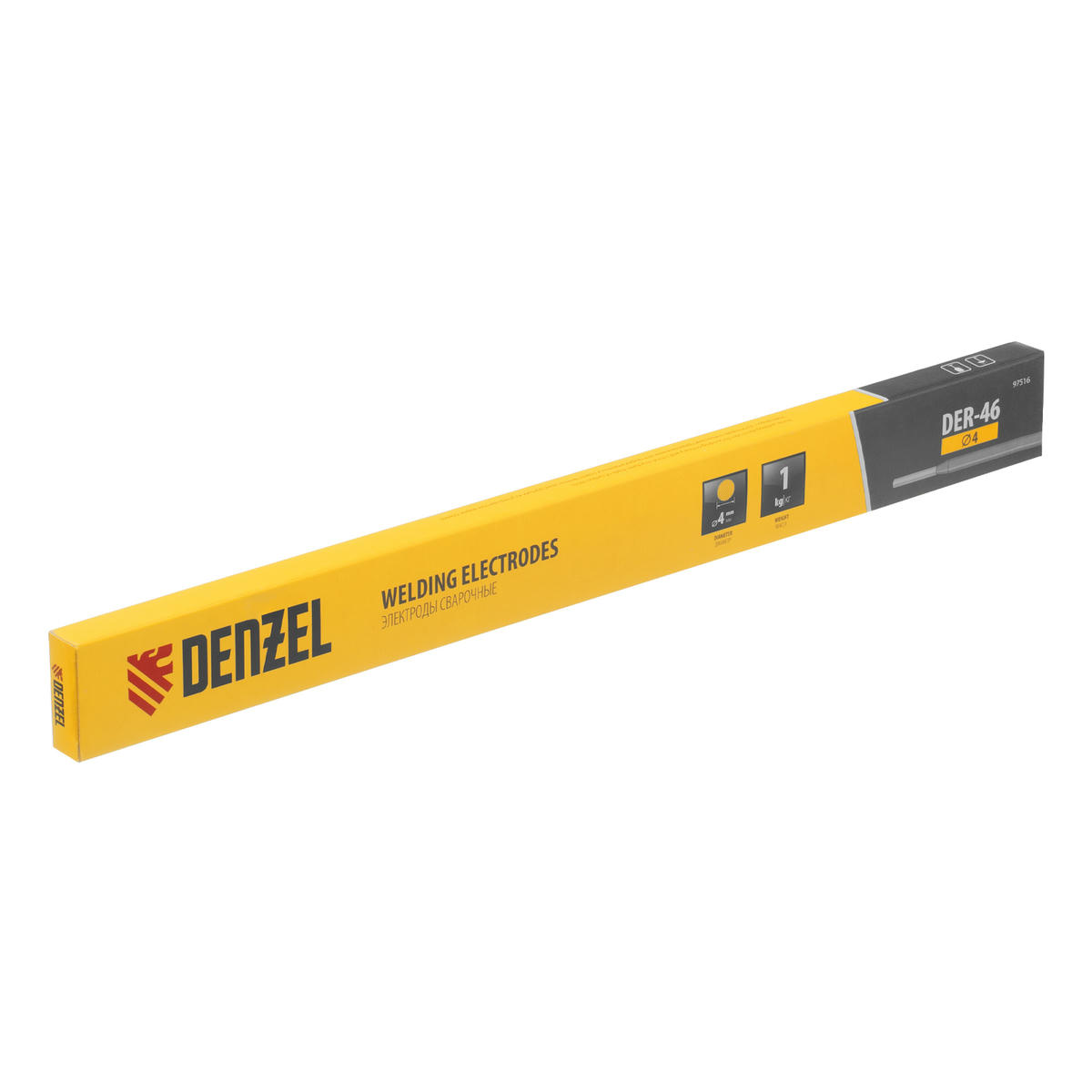 Электроды DER-46, диам. 4 мм, 1 кг, рутиловое покрытие Denzel preview 5