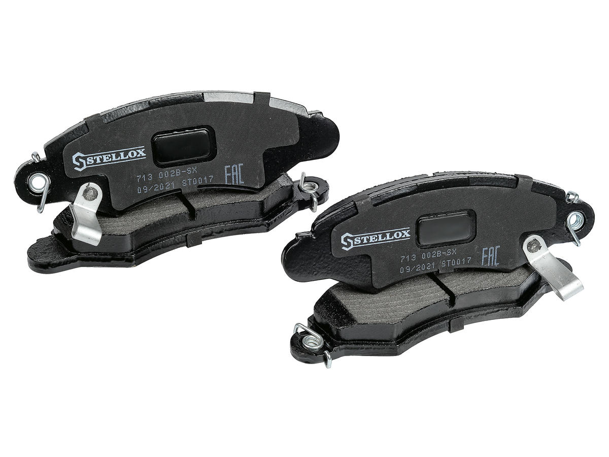 713 002B-SX_колодки дисковые передние! с антискрип. пластинами Suzuki Swift 1.0-1.6/1.9TD 89-01 preview 2