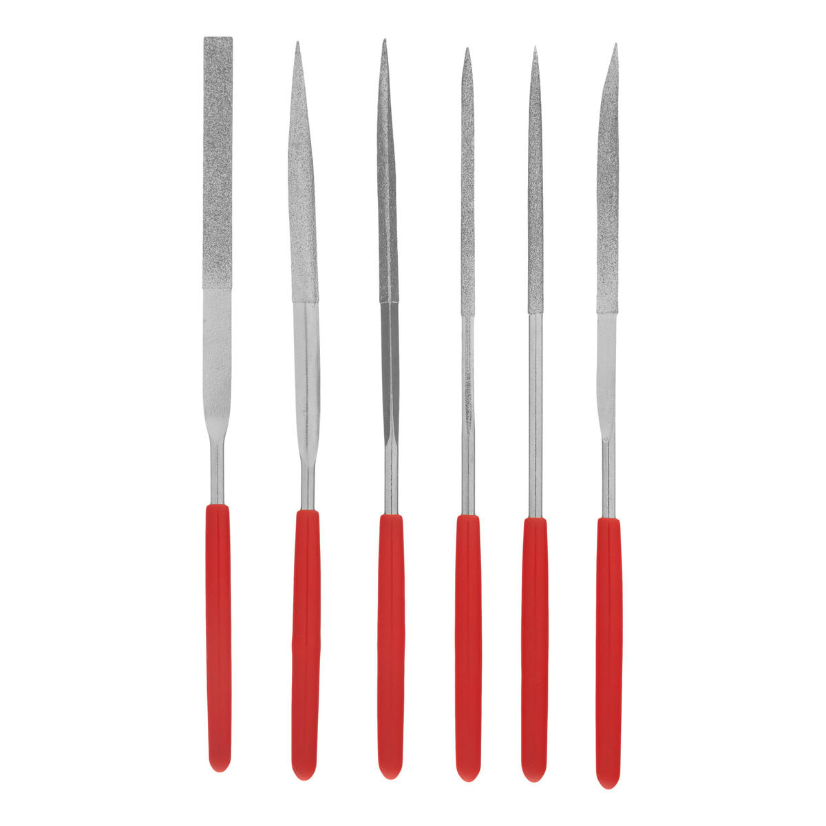 Набор надфилей алмазных 140х50х3 6шт MATRIX preview 1