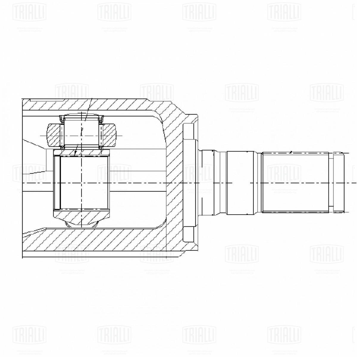 ШРУС для а/м Hyundai Creta (15-) 1.6i AT 2WD (внутр. перед. лев./прав.) (GO 0829) preview 3