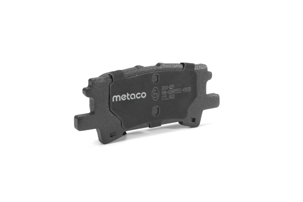 Колодки тормозные задние дисковые к-кт metaco 3010-059 preview 2