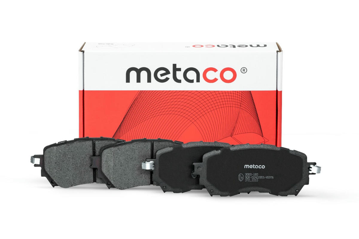Колодки тормозные передние к-кт metaco 3000-180 preview 1