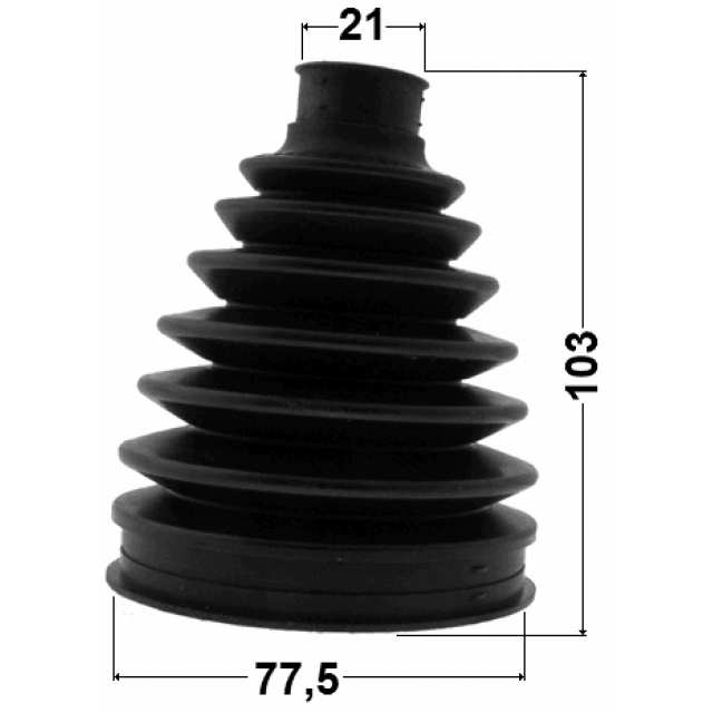 Пыльник ШРУСа наружный передний FEBEST 0317P-GB3 preview 2