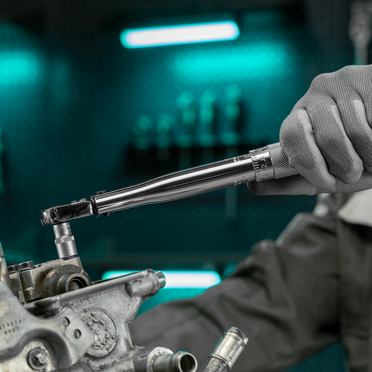 Ключ динамометрический 5-24Нм 1/4" CrV хромир STELS preview 11