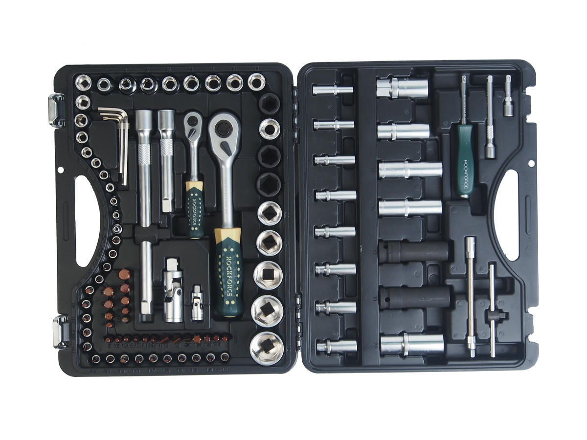 Набор инструмента 1/2" 1/4" 6-гранных 94пр.+ 6пр. ROCKFORCE preview 2