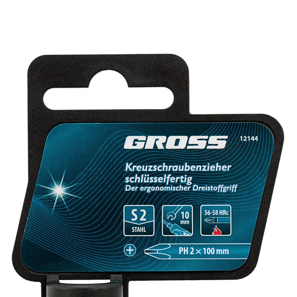 Отвертка PH2 x 100мм, S2, трехкомпонентная ручка GROSS preview 4