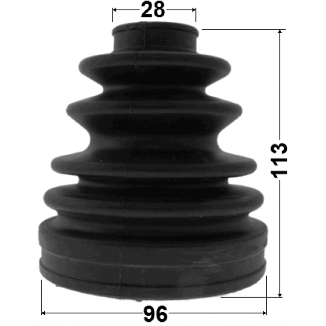 Пыльник шрус внутренний комплект 96x113x28 preview 2