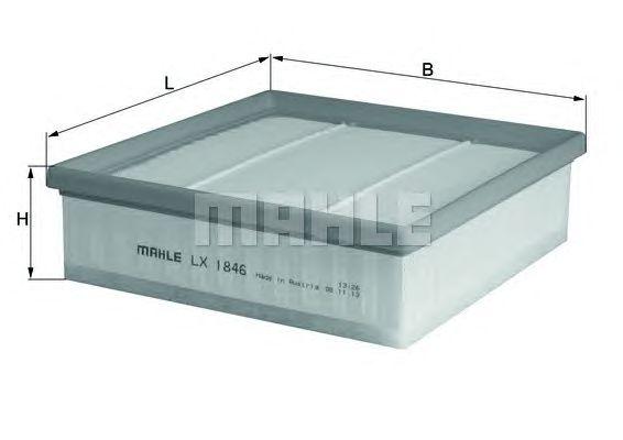 Фильтр воздушный KNECHT LX 1846 preview 1 Фильтр воздушный KNECHT LX 1846 preview 1