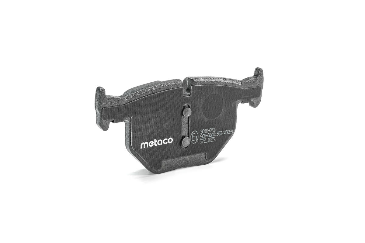 Колодки тормозные задние дисковые к-кт metaco 3010-071 preview 2