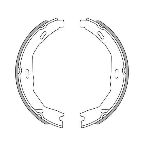 Колодки торм. для а/м Mercedes C (W204) (07-) барабан. ст. торм. 164x25 (GF 4619) preview 2