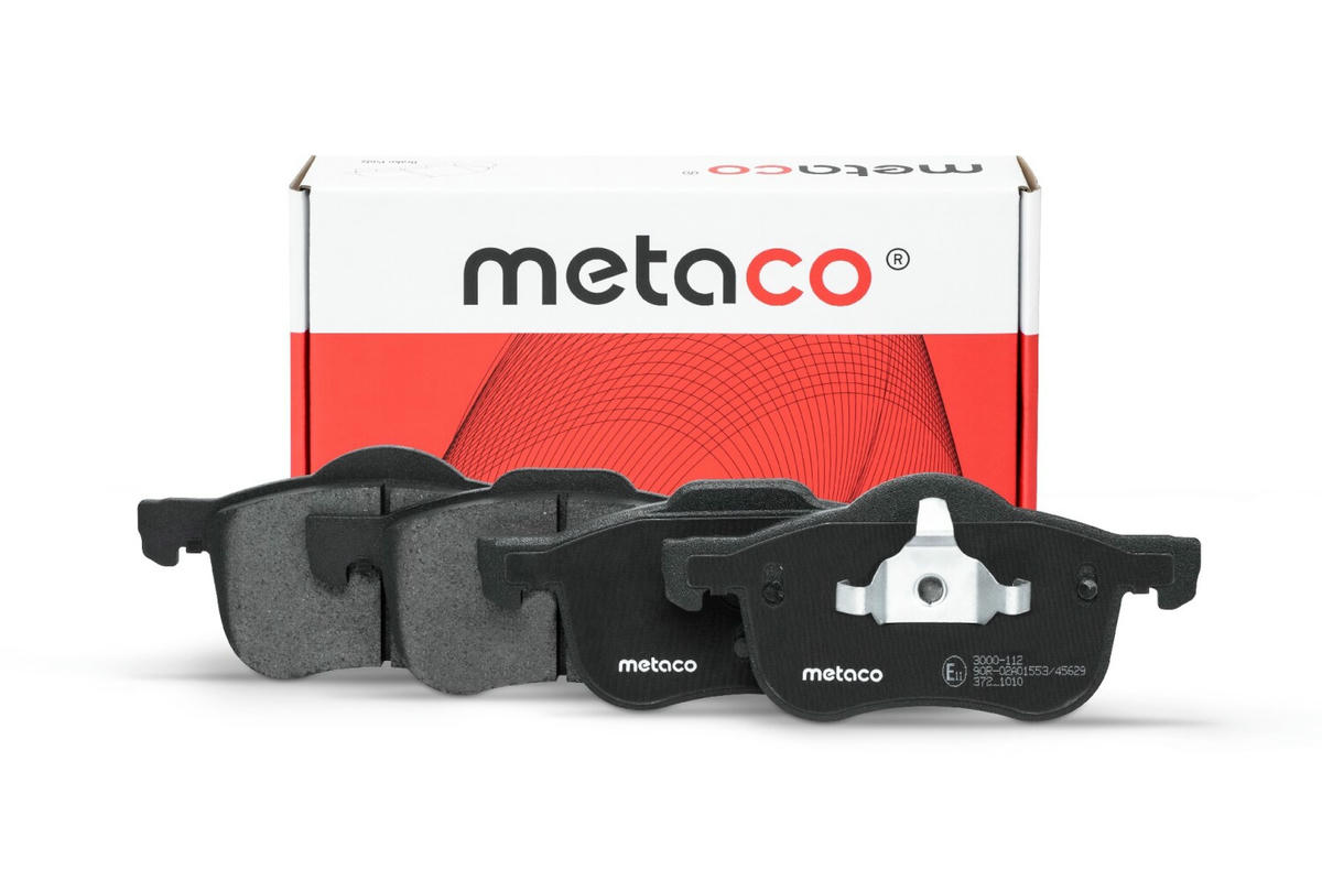 Колодки тормозные передние к-кт metaco 3000-112 preview 1