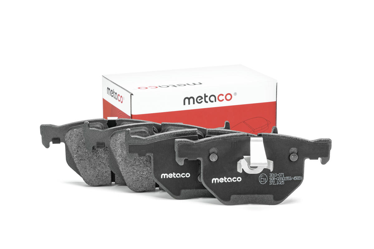 Колодки тормозные задние дисковые к-кт metaco 3010-071 preview 1