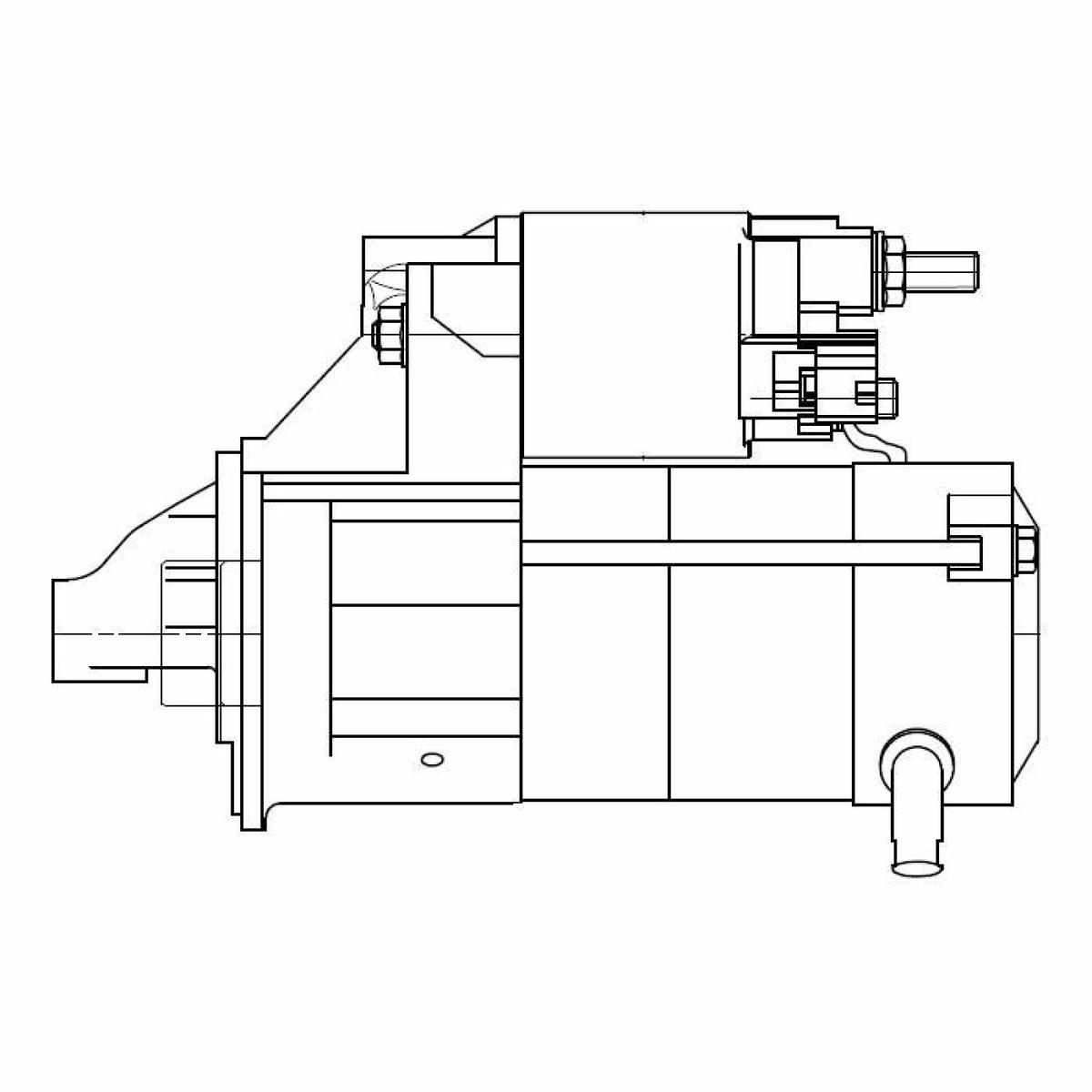 Стартер для а/м Toyota Corolla E100 (91-)/Caldina T190 (92-) 1.3i/1.5i 1кВт (LSt 1941) preview 6
