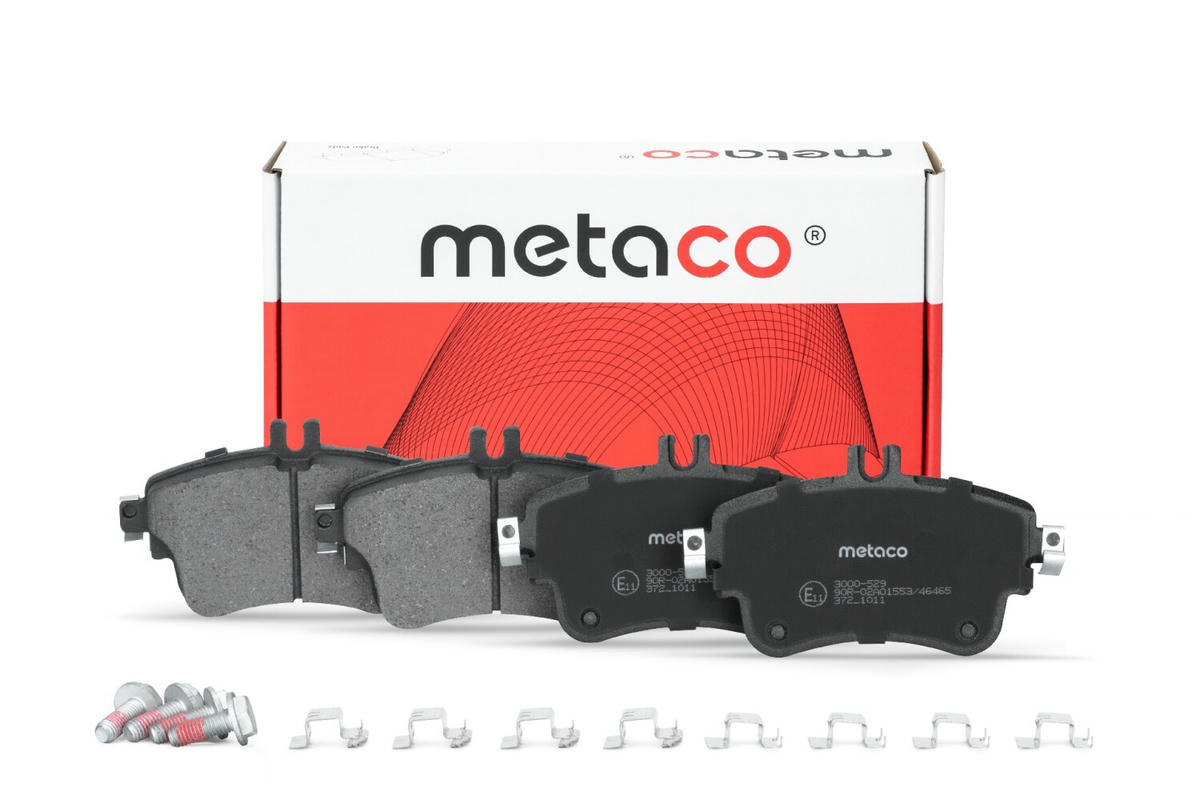 Колодки тормозные передние к-кт metaco 3000-529 preview 1