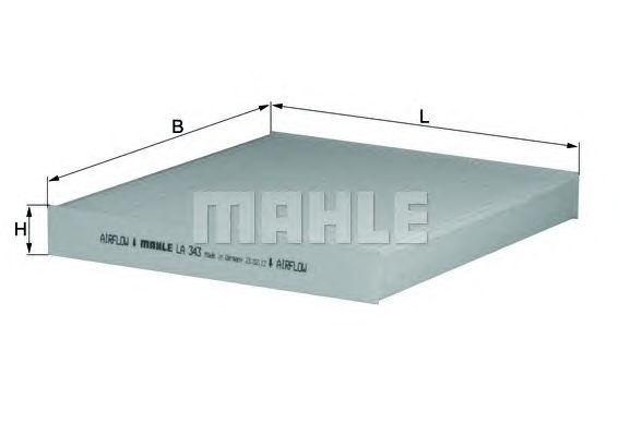 Фильтр салона KNECHT LA 343 preview 1