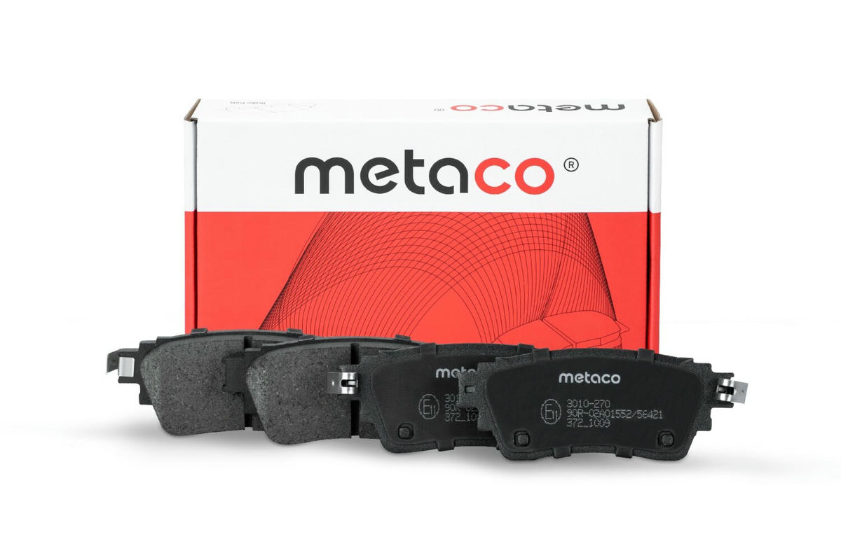 Колодки тормозные задние к-кт metaco 3010-270 preview 1