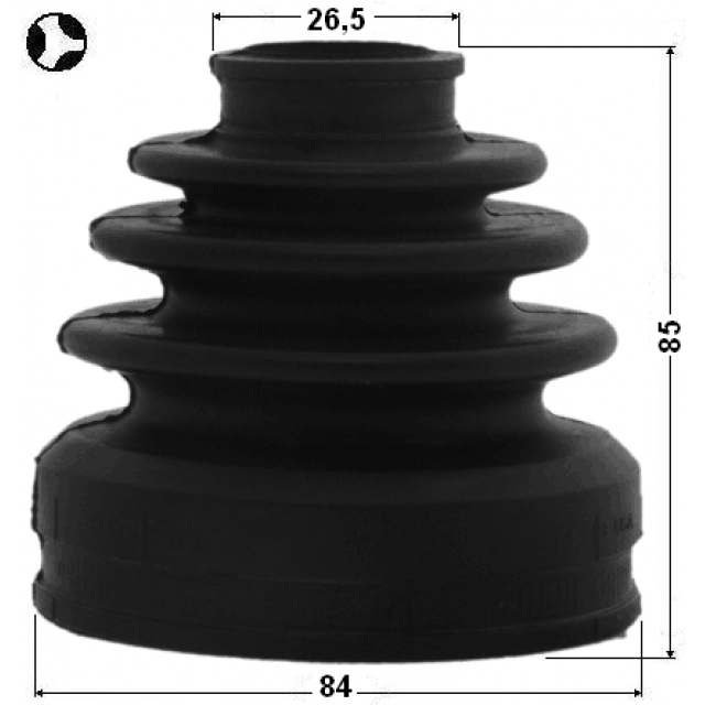 Пыльник внут ШРУСа (к-кт) FEBEST 0115-GSX30RHT preview 2 Пыльник внут ШРУСа (к-кт) FEBEST 0115-GSX30RHT preview 2