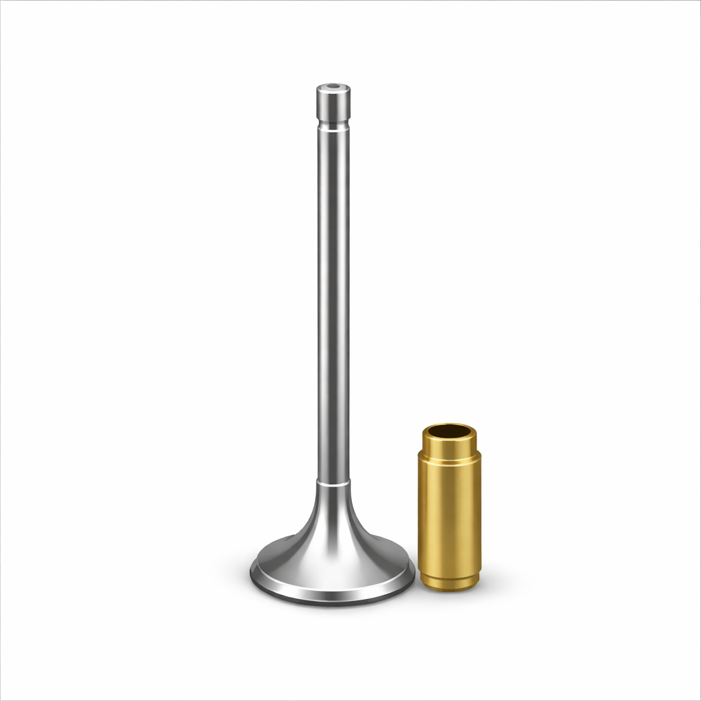 Клапана впускные, выпускные, комплекты, направляющие фото