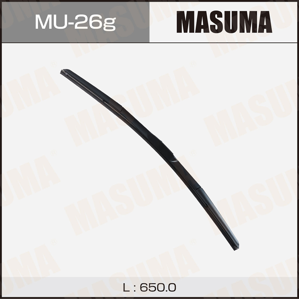 Щетка стеклоочистителя 650 мм гибридная 1 шт MASUMA Aero Vogue MU-26g preview 1
