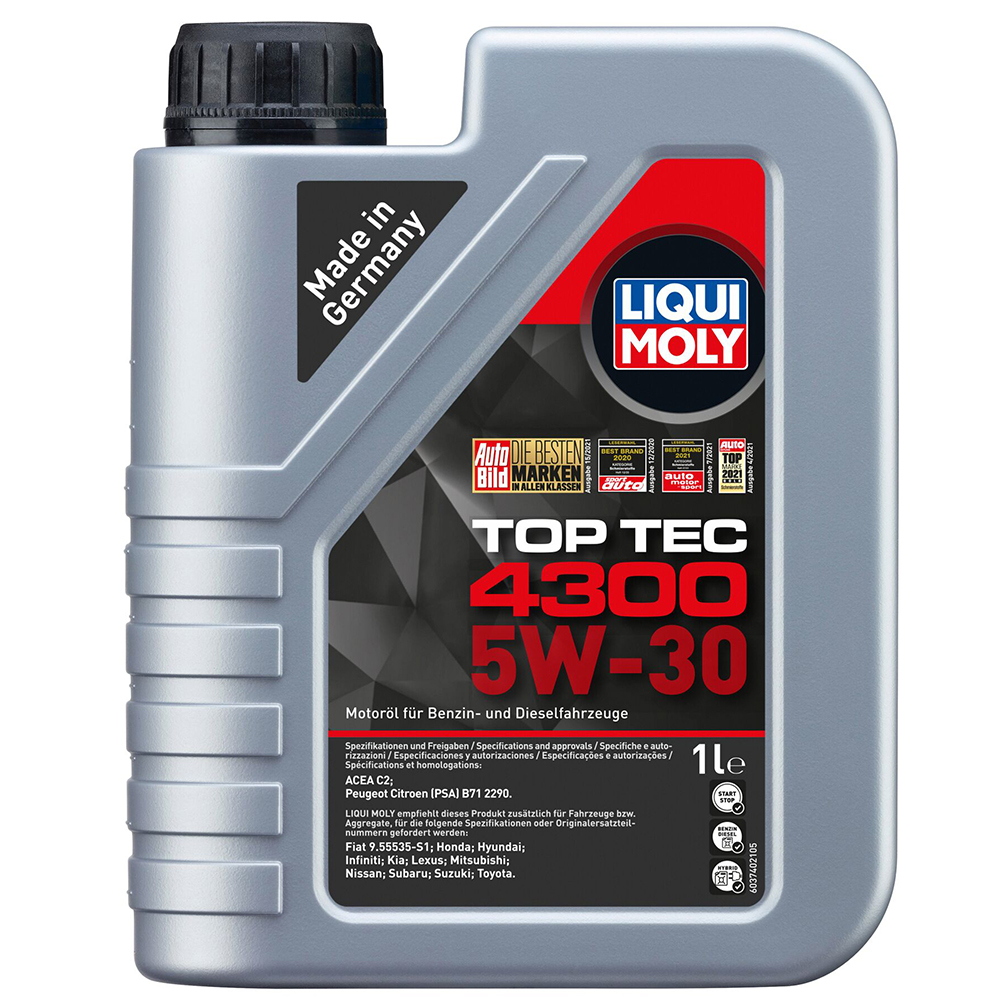 Масло моторное LIQUI MOLY TOP TEC 4300 HC C2 5w30 1л синт. preview 1