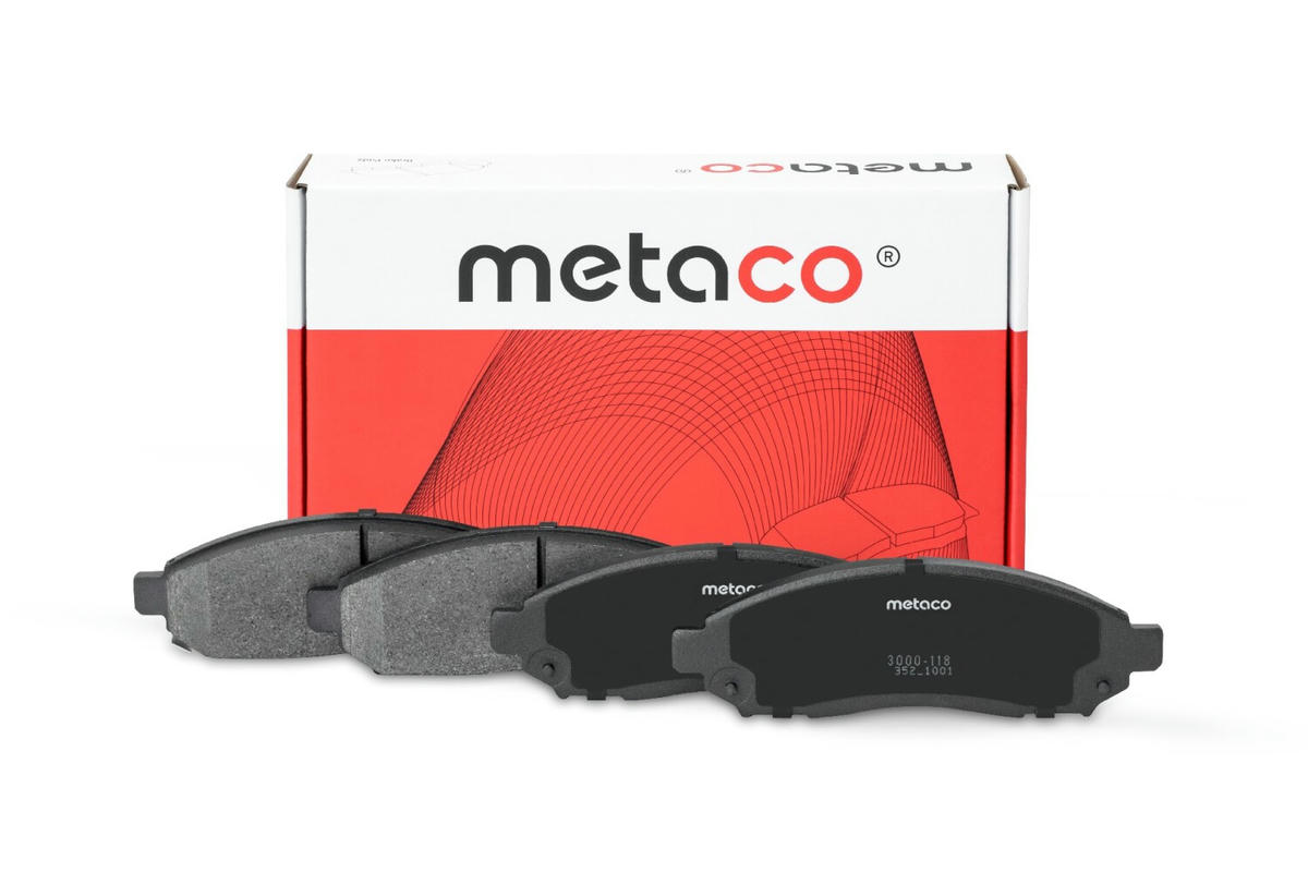 Колодки тормозные передние к-кт metaco 3000-118 preview 1 Колодки тормозные передние к-кт metaco 3000-118 preview 1