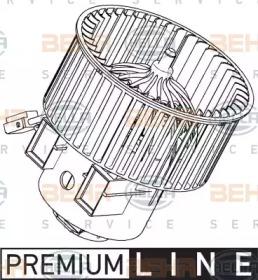 Вентилятор отопителя Hella 8EW 351 040-461 preview 1