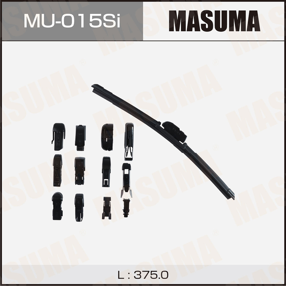 Щетка стеклоочистителя 375 мм бескаркасная 1 шт MASUMA Beam Wiper Blade MU-015Si preview 1