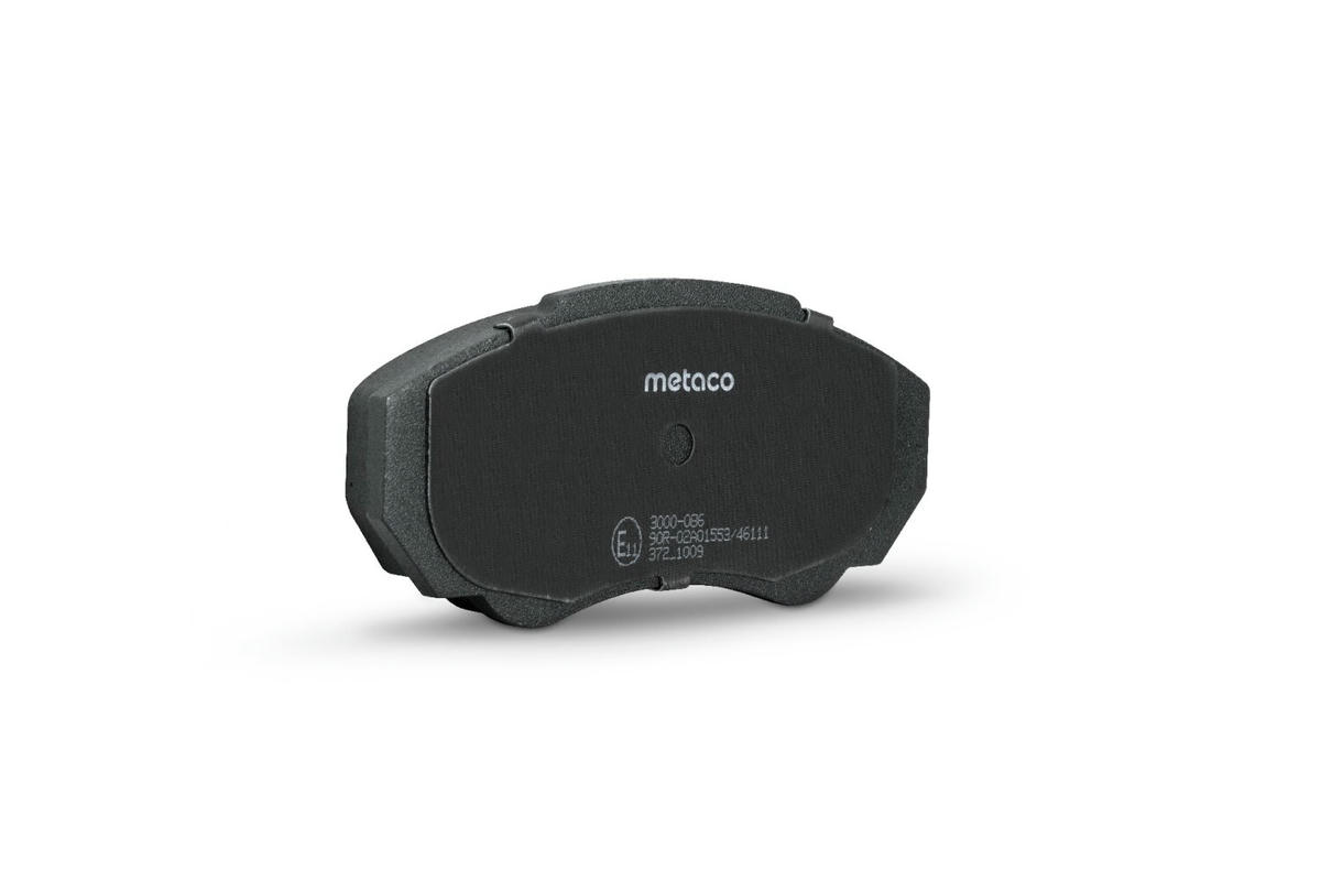 Колодки тормозные передние к-кт metaco 3000-086 preview 3