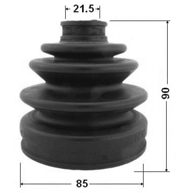 Пыльник ШРУСа наружного пер FEBEST 0217-017 preview 2 Пыльник ШРУСа наружного пер FEBEST 0217-017 preview 2