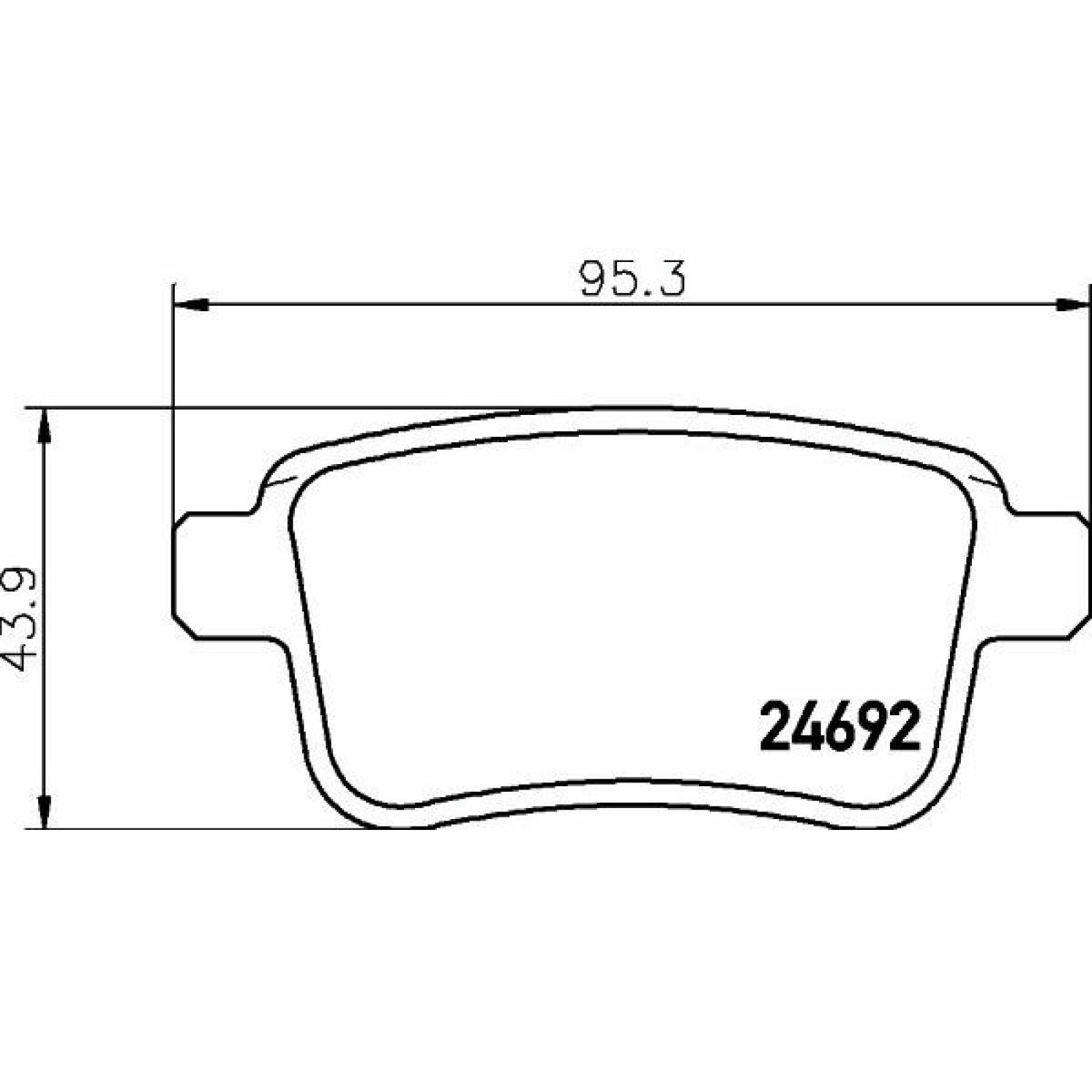 Колодки тормозные задние дисковые к-кт TRIALLI PF 4091 preview 4 Колодки тормозные задние дисковые к-кт TRIALLI PF 4091 preview 4