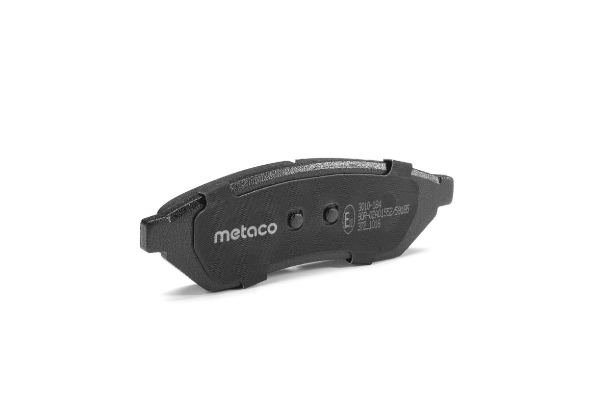 Колодки тормозные задние дисковые к-кт metaco 3010-184 preview 2