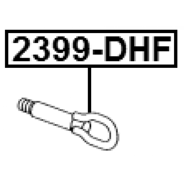 Буксирный крюк SEAT LEON (1P1) 2005-2012 FEBEST 2399-DHF preview 2