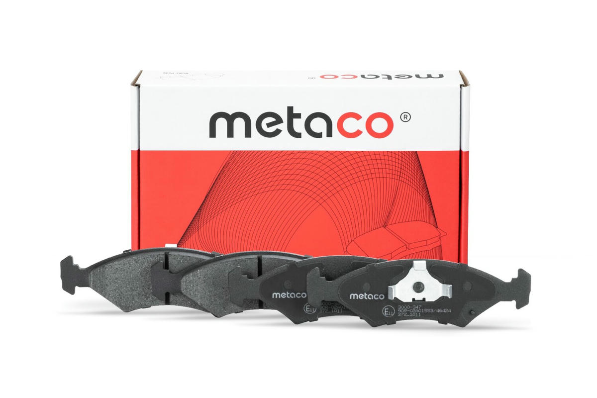 Колодки тормозные передние к-кт metaco 3000-347 preview 1