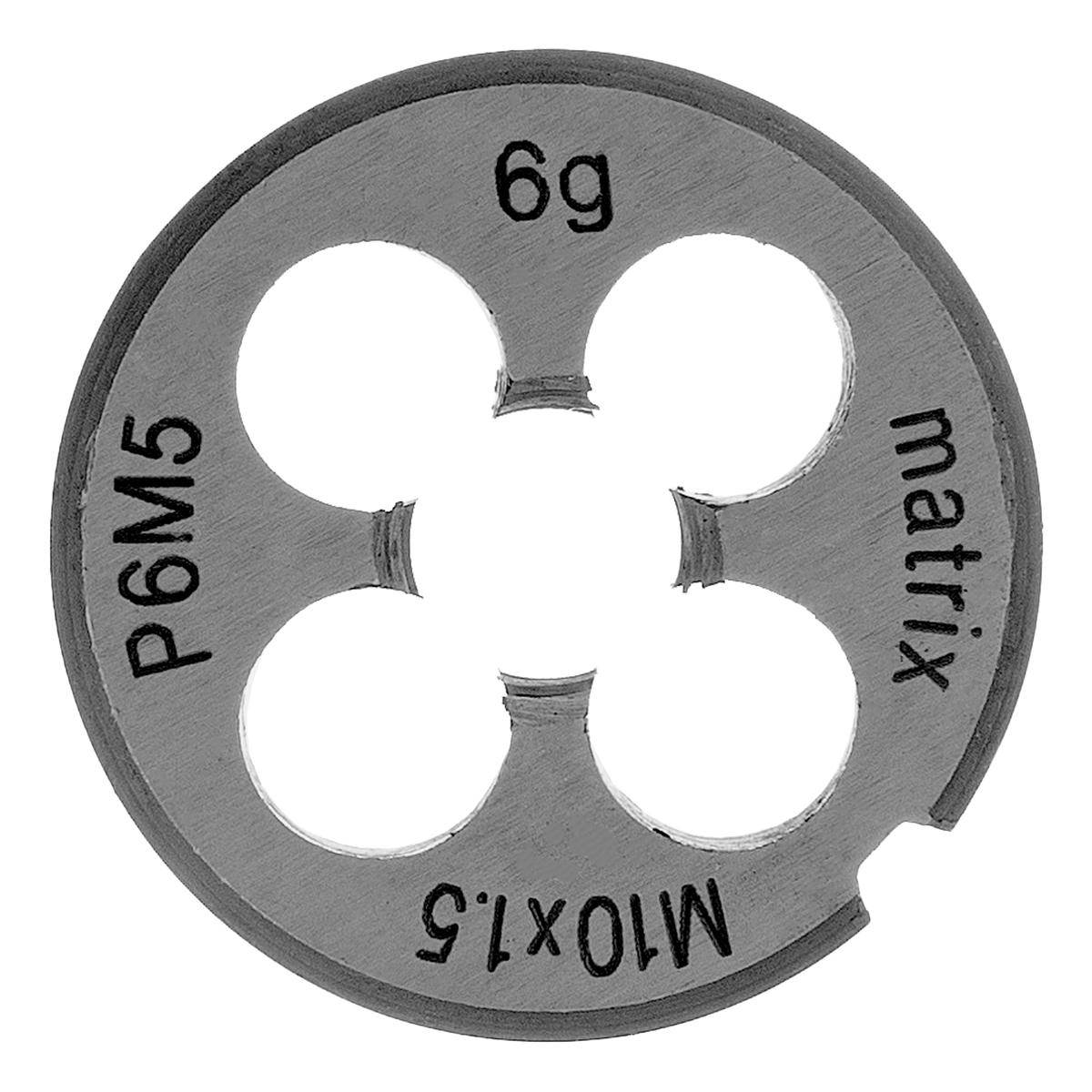Плашка М10 х 1,5 мм, Р6М5// Matrix preview 2