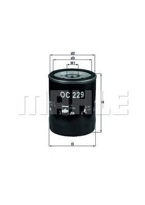 Фильтр масляный KNECHT OC 229 preview 1