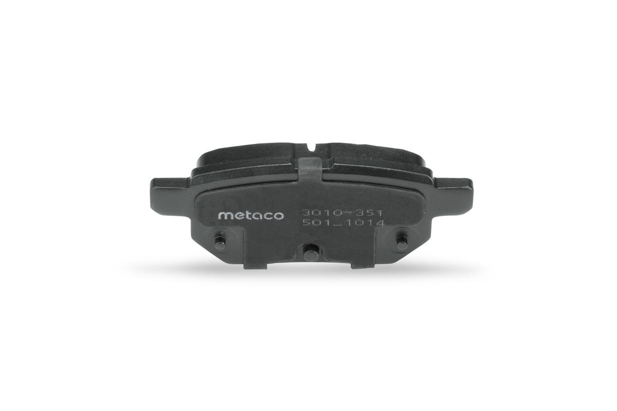 Колодки тормозные задние к-кт metaco 3010-351 preview 5