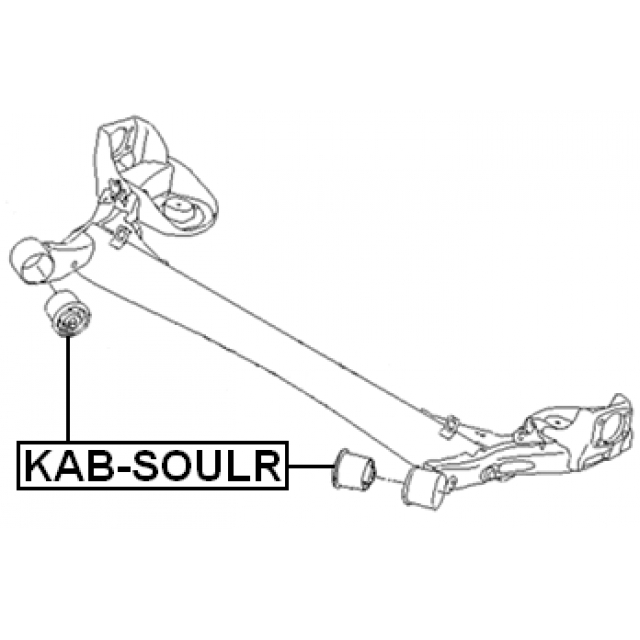 Сайлентблок FEBEST KAB-SOULR preview 2