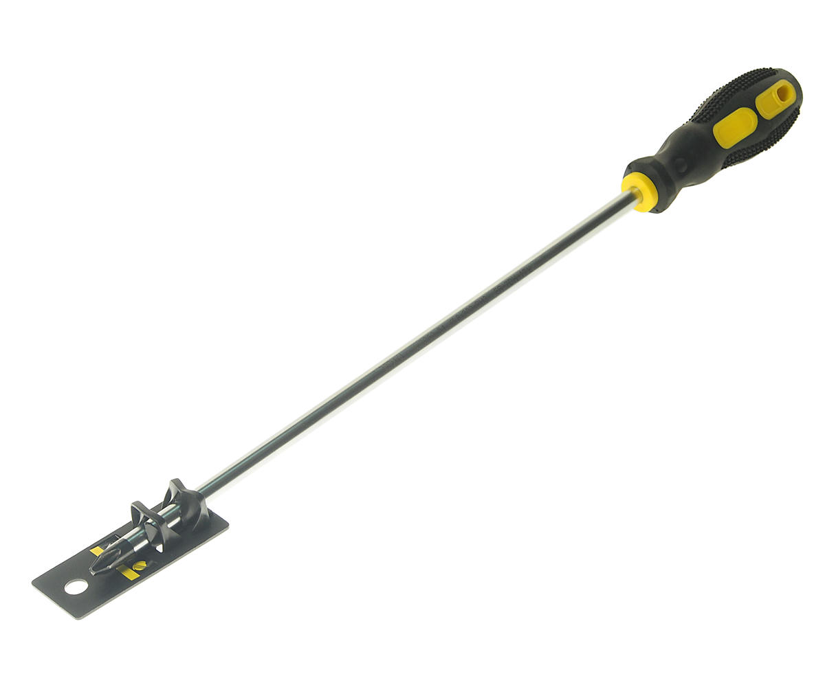 Отвертка крестовая ЭВРИКА PH3 8х300мм с противоскользящей ручкой preview 1