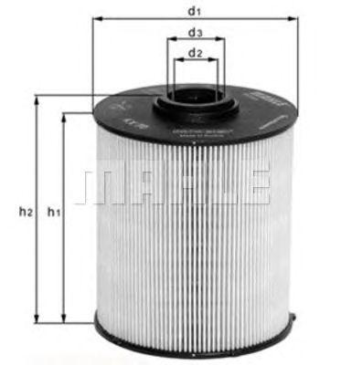 Фильтр топливный MAHLE KX 1821 D preview 2