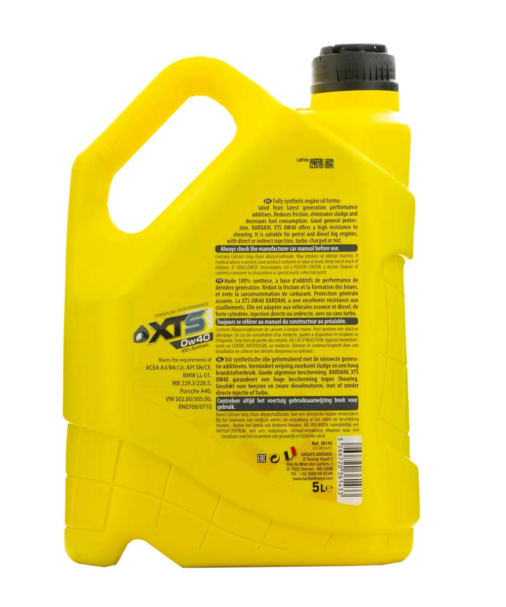 Масло моторное BARDAHL XTS 0W-40 5л preview 1