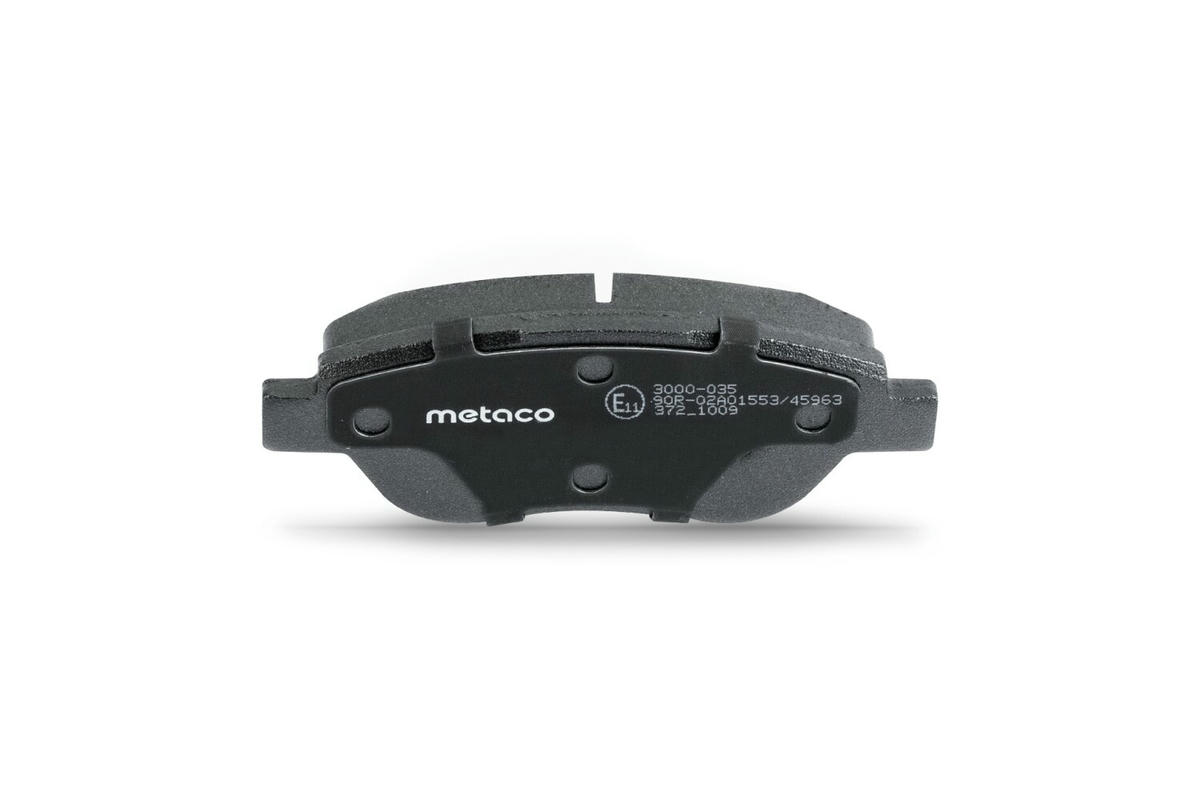 Колодки тормозные передние к-кт metaco 3000-035 preview 5