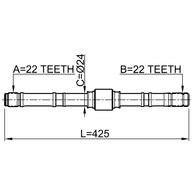 Полуось передняя левая FEBEST 0212-P10LH preview 2 Полуось передняя левая FEBEST 0212-P10LH preview 2