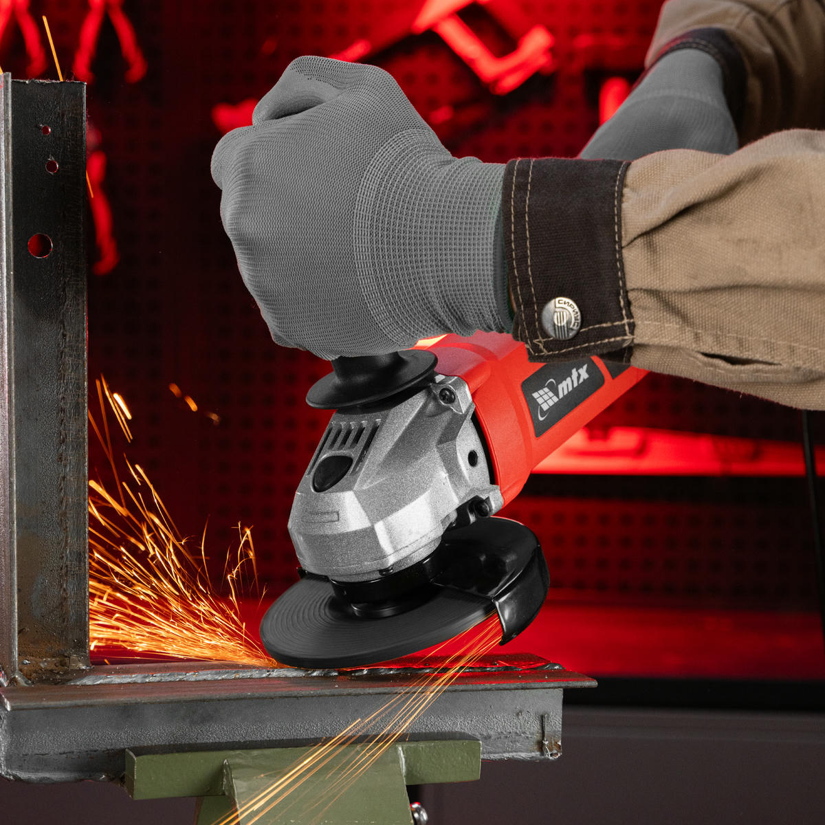 Машина шлифовальная угловая MAG125-1200, 1200 Вт, 125 мм, 12000 об/мин// MTX preview 32