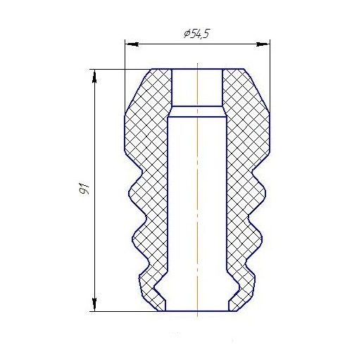 Отбойник амортизатора TRIALLI BC 0831 preview 2